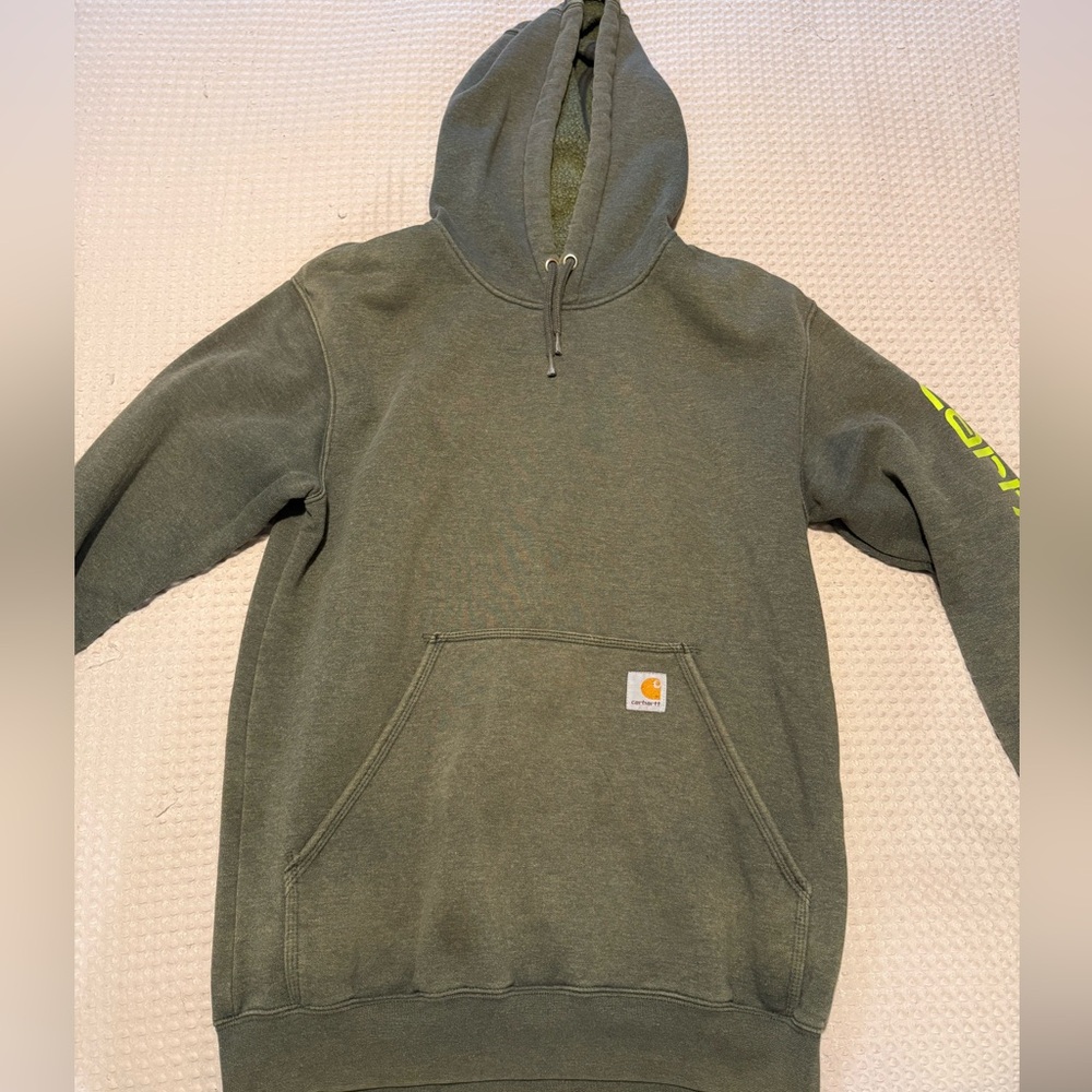 Carhartt Green Pullover Hoodie